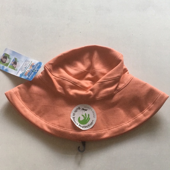 Insect shield women’s sun hat NWT coral peach - Picture 2 of 7